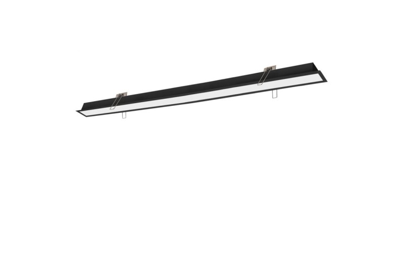 Γραμμικό Χωνευτό L1980 4000K Μαύρο Sasa L:1980 H:33