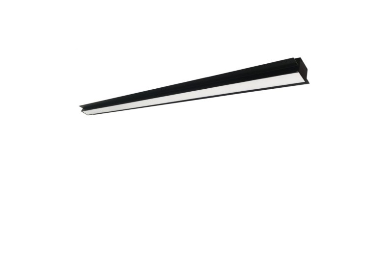 Γραμμικό Χωνευτό Trimless L1420 4000K Μαύρο Sasa L:1420 H:33