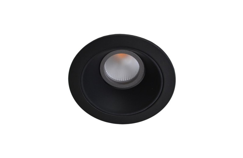 Χωνευτό Σποτ Μαύρο 20W 2700K-3000K-4000K 38° Alea D:105 H:99