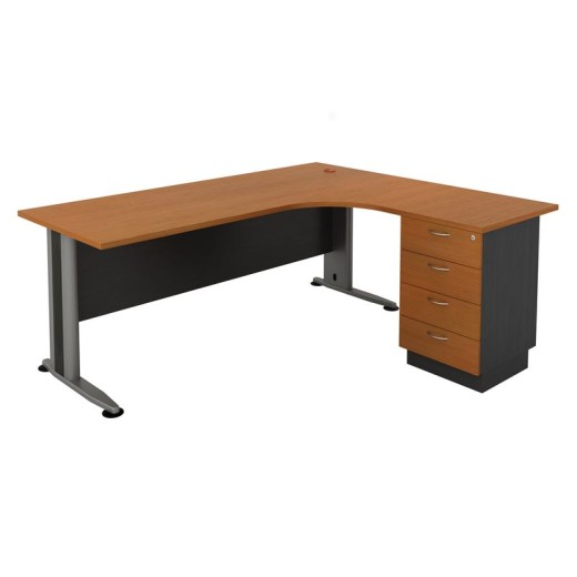 SUPERIOR COMPACT Δεξιά Γωνία Απόχρωση Dark Grey - Cherry Ανθρακί