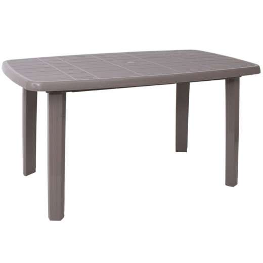 SORRENTO Τραπέζι Oval Dining Κήπου - Βεράντας, PP Απόχρωση Tortora Μπεζ-Tortora-Sand-Cappuccino