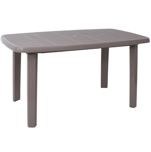 SORRENTO Τραπέζι Oval Dining Κήπου - Βεράντας, PP Απόχρωση Tortora Μπεζ-Tortora-Sand-Cappuccino