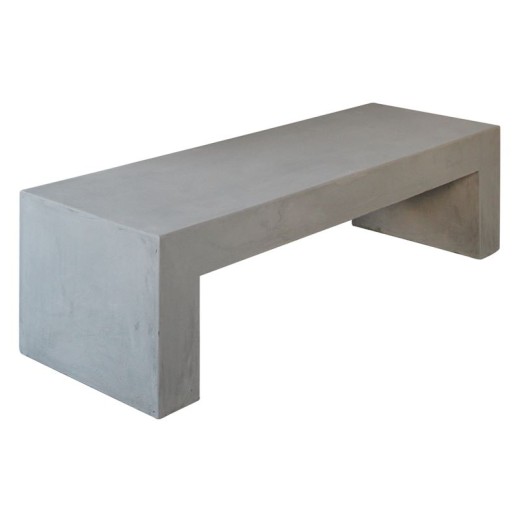 CONCRETE Πάγκος Cement Grey Γκρι