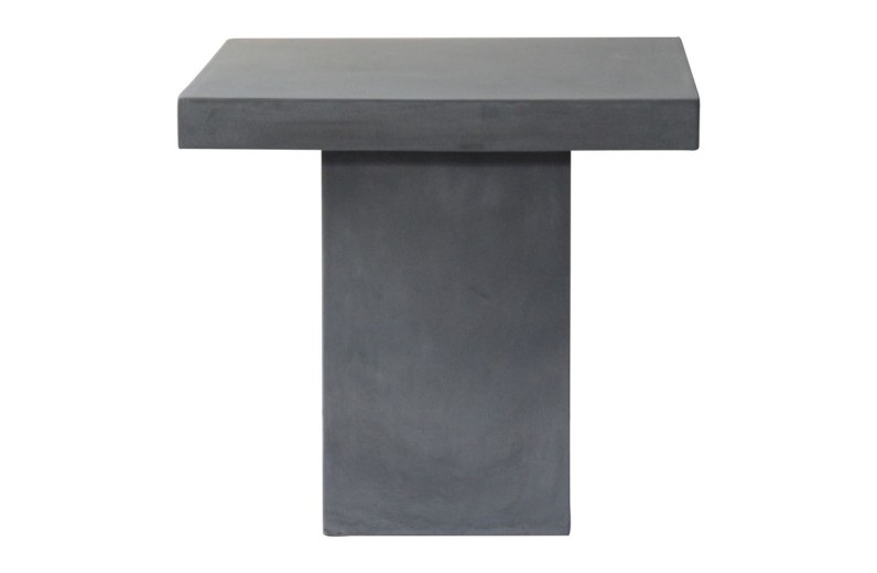 CONCRETE Cubic Τραπέζι Κήπου - Βεράντας, Cement Grey Γκρι