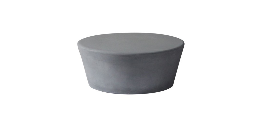 CONCRETE Τραπεζάκι Σαλονιού Cement Grey Γκρι