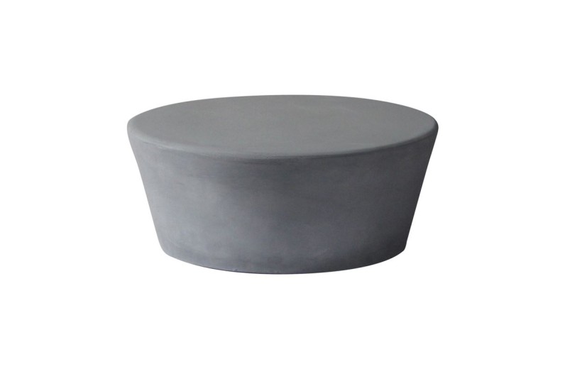 CONCRETE Τραπεζάκι Σαλονιού Cement Grey Γκρι