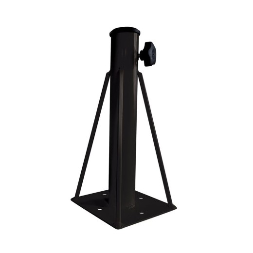 ΒΑΣΗ ομπρέλας εδάφους Μεταλλική Μαύρη Μαύρο