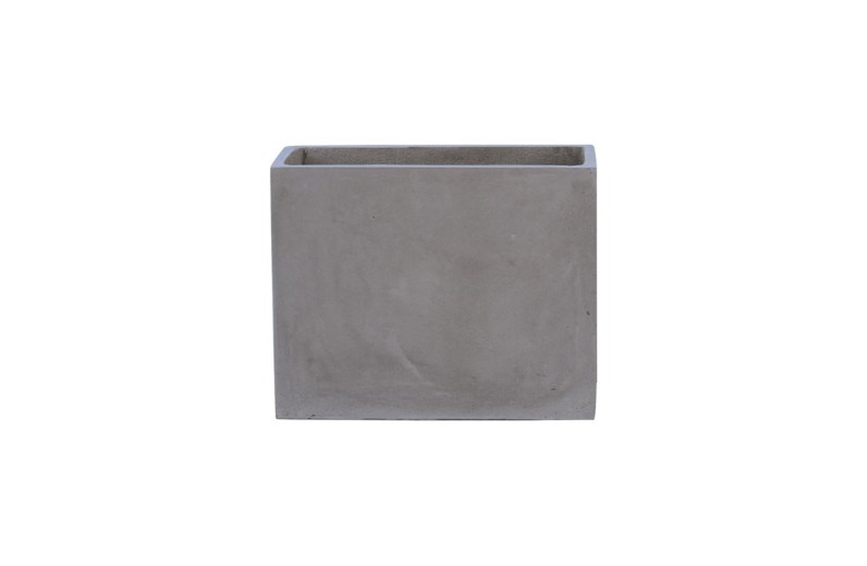 FLOWER POT-2 Cement Grey 50x20x40cm Γκρι