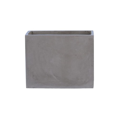 FLOWER POT-2 Cement Grey 50x20x40cm Γκρι
