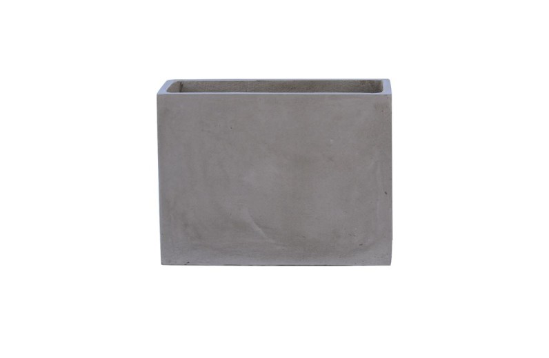 FLOWER POT-2 Cement Grey 60x30x45cm Γκρι