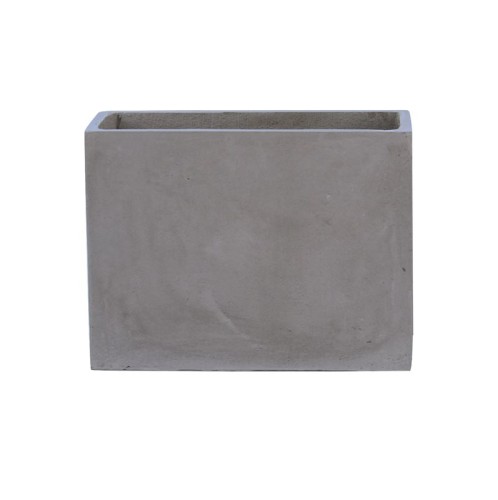 FLOWER POT-2 Cement Grey 60x30x45cm Γκρι