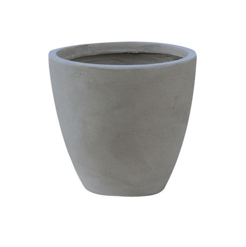 FLOWER POT-3 Cement Grey Φ44x37cm Γκρι