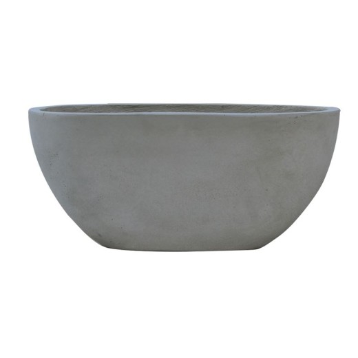 FLOWER POT-4 Cement Grey 76x34x32cm Γκρι