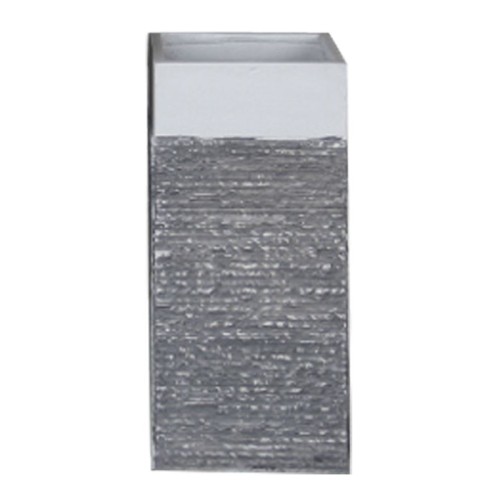 FLOWER POT-10 Απόχρωση Black Wash Άσπρο