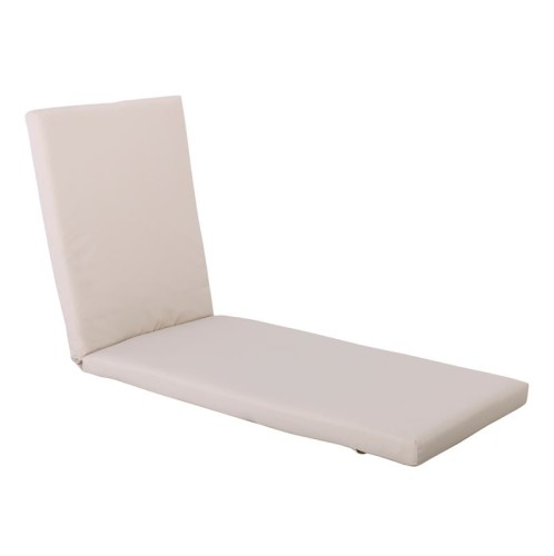 SUNLOUNGER Μαξιλάρι Ξαπλώστρας Ύφασμα Sandy Water Repellent, Foam+Polyester Φερμουάρ-Velcro Γκρι