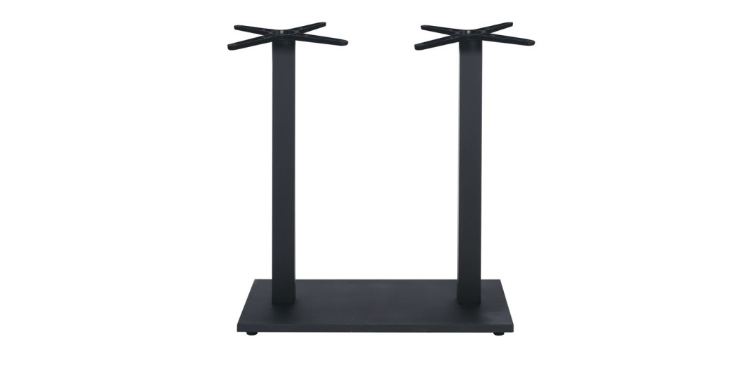 PRATO-W Βάση Τραπεζιού BAR 70x40cm H.108cm Μέταλλο Βαφή Μαύρο / 18,50Kg