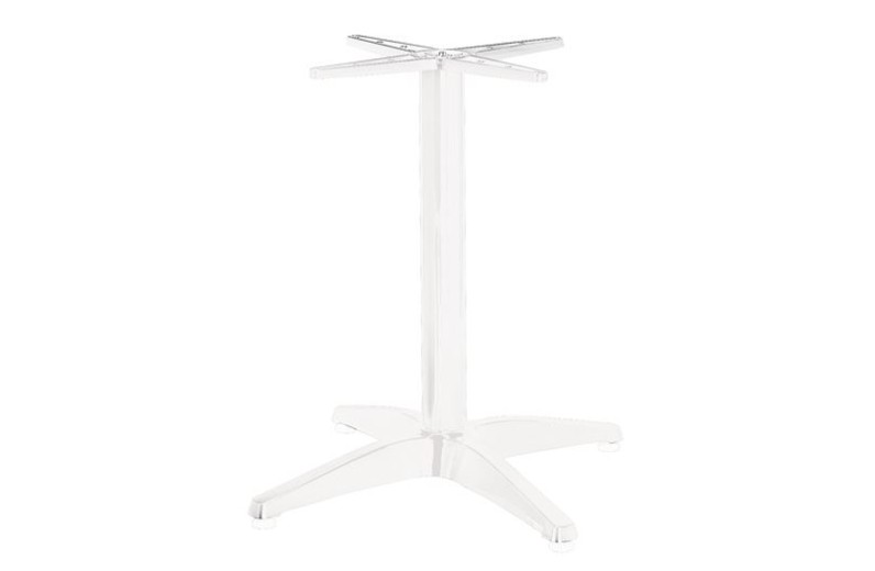 FACTORY Βάση Τραπεζιού Αλουμίνιο Απόχρωση Άσπρο (2,35kg)