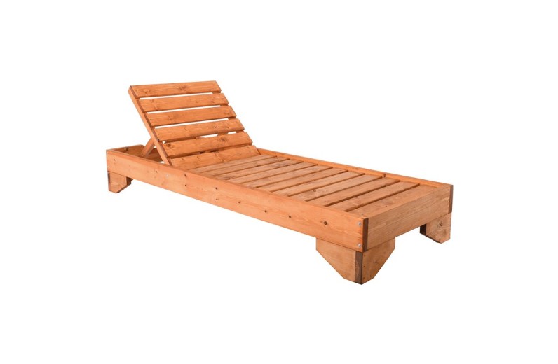 VERANO Ξαπλώστρα (A) Καρυδί Pine (πεύκο)