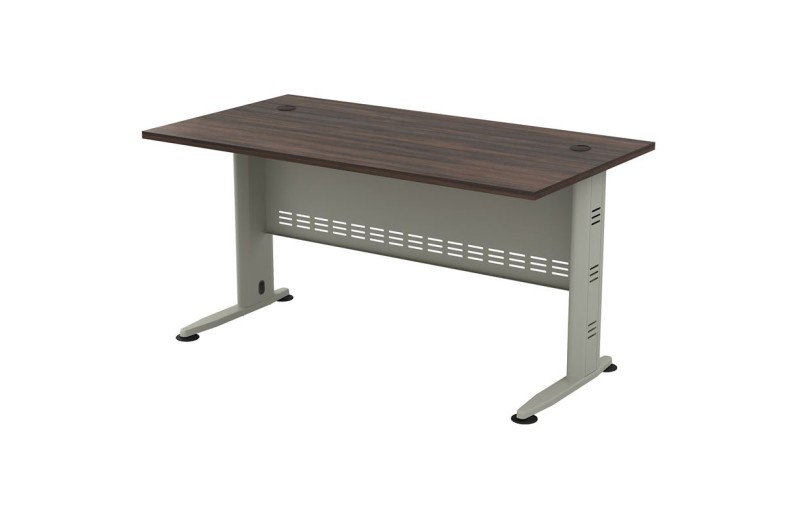 COMPACT Γραφείο Απόχρωση Γκρι - Σκούρο Καρυδί Γκρι