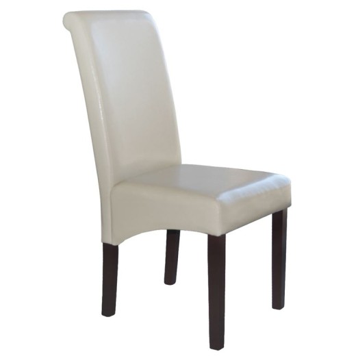 MALEVA-H Καρέκλα Ξύλο - PU Ivory Wenge