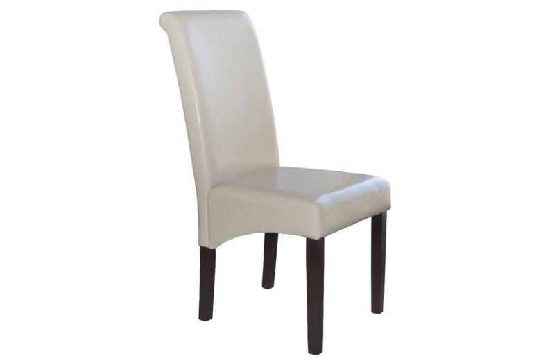 MALEVA-H Καρέκλα Ξύλο - PU Ivory Wenge