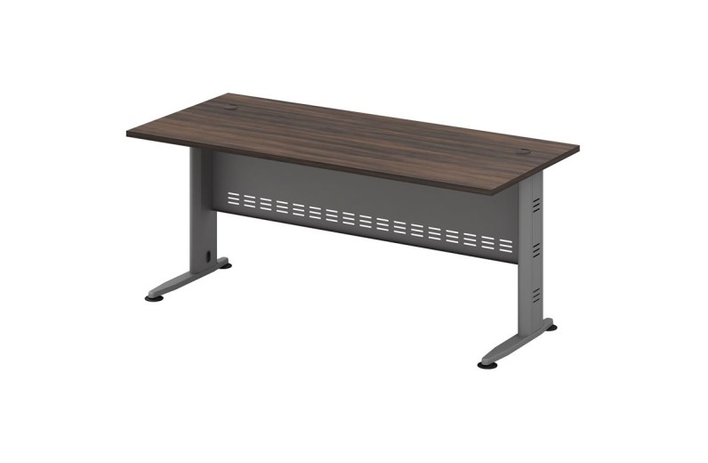 COMPACT Γραφείο Απόχρωση Γκρι - Σκούρο Καρυδί Γκρι