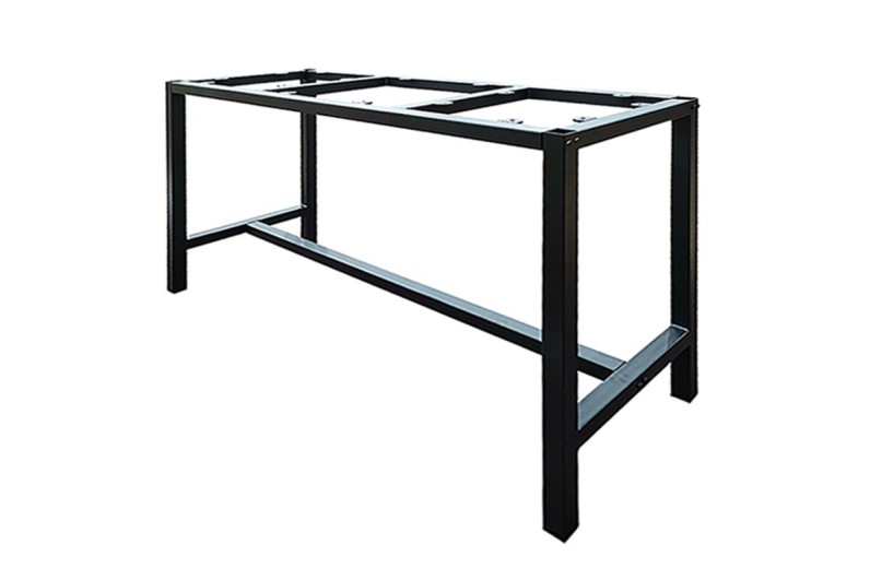 METAL Βάση Τραπεζιού BAR Μακρόστενη, Μέταλλο Βαφή Μαύρο, Βαρέως Τύπου (45,7 kg)