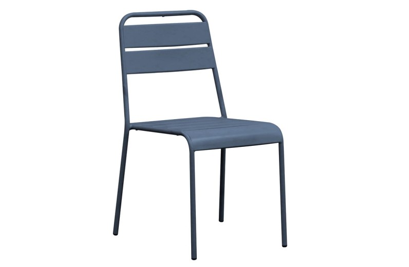 BRIO Καρέκλα-Pro Στοιβαζόμενη Μέταλλο Βαφή Sandy Blue 5415C Μπλε