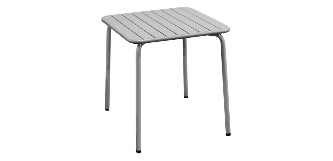 BRIO Slat Τραπέζι-Pro Κήπου - Βεράντας, Μέταλλο Βαφή Cool Grey 4C Γκρι