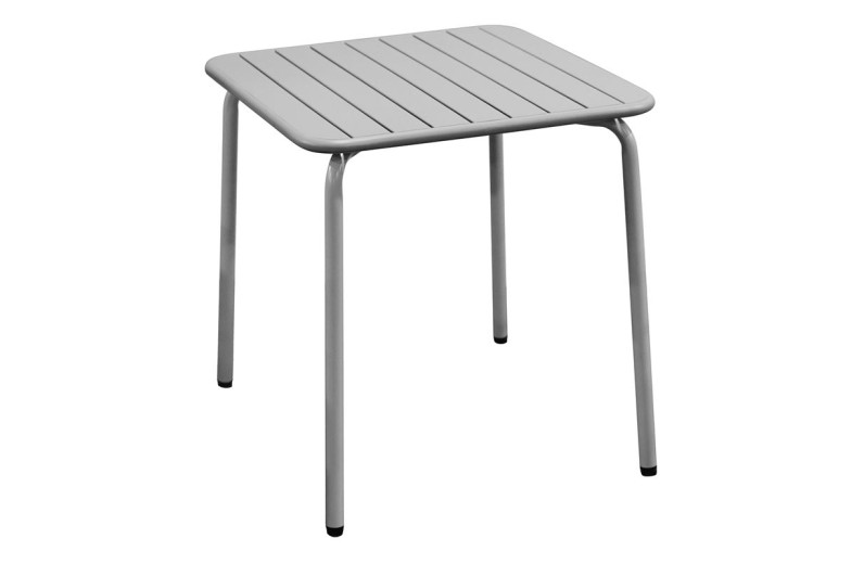 BRIO Slat Τραπέζι-Pro Κήπου - Βεράντας, Μέταλλο Βαφή Cool Grey 4C Γκρι
