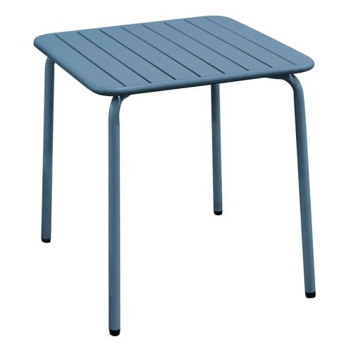 BRIO Slat Τραπέζι-Pro Κήπου - Βεράντας, Μέταλλο Βαφή Sandy Blue 5415C Μπλε