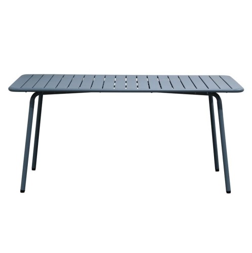 BRIO Slat Τραπέζι-Pro Κήπου - Βεράντας, Μέταλλο Βαφή Sandy Blue 5415C Μπλε