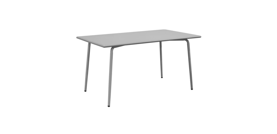 BRIO Flat Τραπέζι-Pro Κήπου - Βεράντας, Μέταλλο Βαφή Cool Grey 4C Γκρι