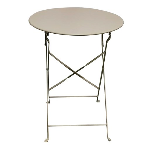 ΖΑΠΠΕΙΟΥ Pantone Τραπέζι Πτυσσόμενο, Μέταλλο Βαφή Beige 14-1212 Μπεζ-Tortora-Sand-Cappuccino