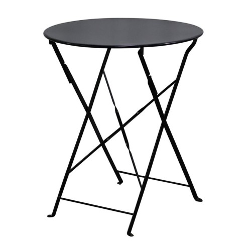 ΖΑΠΠΕΙΟΥ Pantone Τραπέζι Πτυσσόμενο, Μέταλλο Βαφή Μαύρο