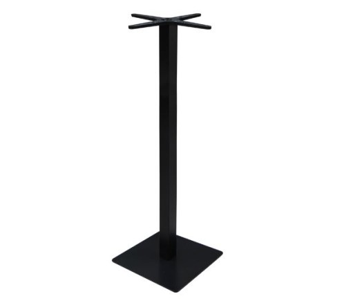 PRATO Βάση Τραπεζιού BAR 45x45cm H.108cm Μέταλλο Βαφή Μαύρο / 14,50Kg (2τμχ)