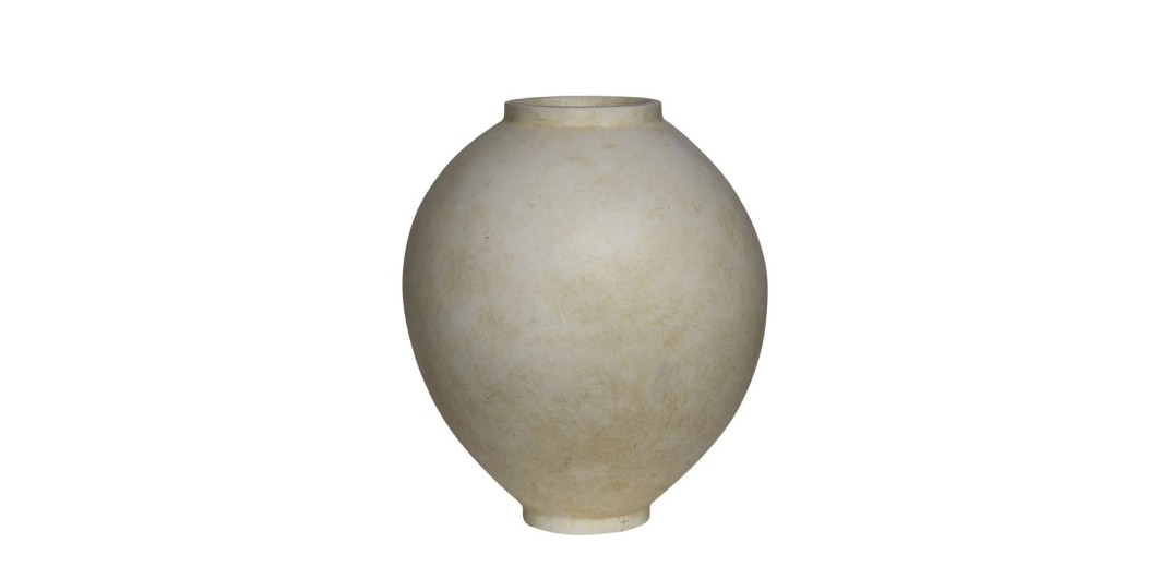 VASE-1 Βάζο Cement, Απόχρωση Beige Φ48x55cm Μπεζ-Tortora-Sand-Cappuccino