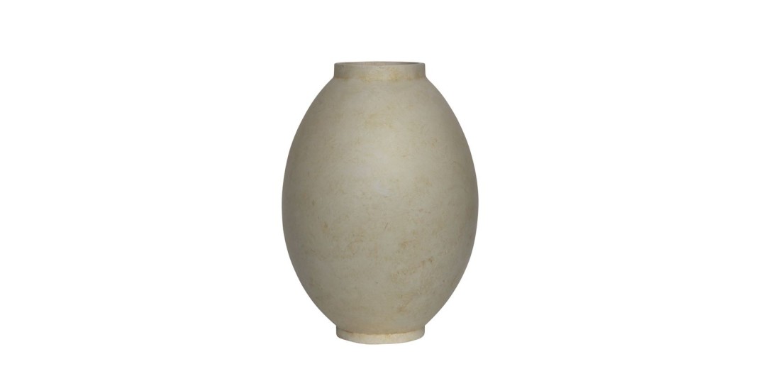VASE-2 Βάζο Cement, Απόχρωση Beige Φ40x55cm Μπεζ-Tortora-Sand-Cappuccino
