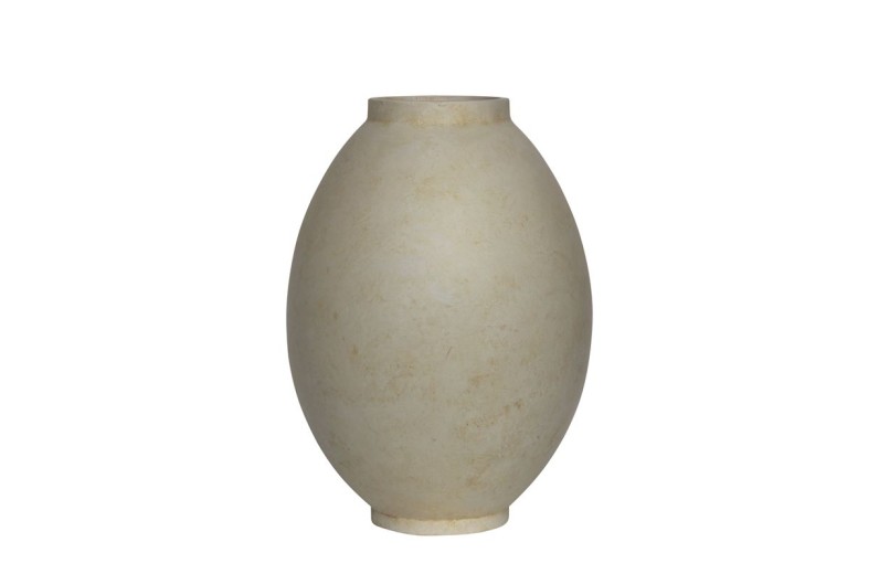 VASE-2 Βάζο Cement, Απόχρωση Beige Φ40x55cm Μπεζ-Tortora-Sand-Cappuccino