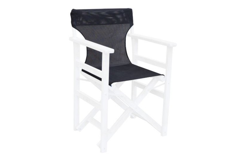 Textilene για Πολυθρόνα Σκηνοθέτη, Απόχρωση Μαύρο