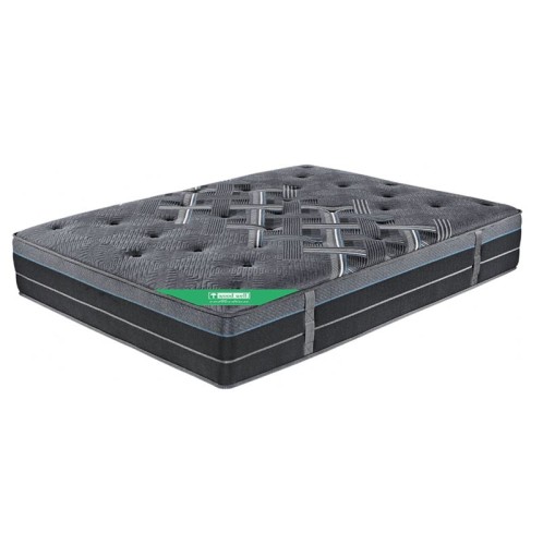 ΣΤΡΩΜΑ Pocket Spring 3-Zone, Μονής Όψης (3) Μαύρο