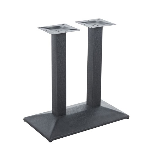 IBIS Βάση Τραπεζιού Μακρόστενη Μέταλλο Βαφή Μαύρο Matte (11,00 Kg)