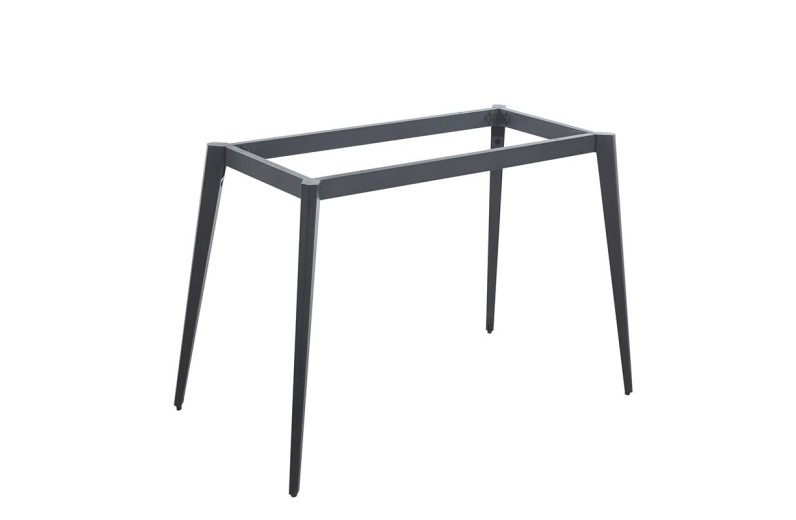 VIDAL Βάση Τραπεζιού Μέταλλο Βαφή Μαύρο (7,20 kg) για Eπιφάνεια από 120x80cm