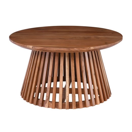 RIM Τραπέζι Σαλονιού, Ξύλο Μασίφ Ακακία Απόχρωση Φυσικό