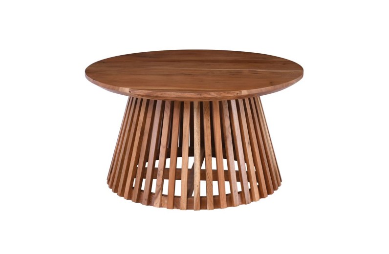 RIM Τραπέζι Σαλονιού, Ξύλο Μασίφ Ακακία Απόχρωση Φυσικό