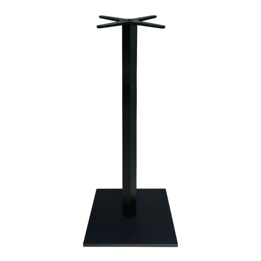 PRATO-W Βάση Τραπεζιού BAR 45x45cm H.93cm Μέταλλο Βαφή Μαύρο με Ρεγουλατόρο / 12,50Kg (2τμχ)