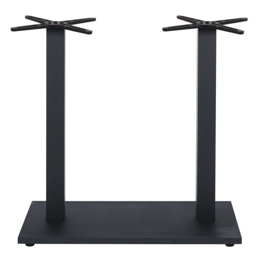 PRATO-W Βάση Τραπεζιού BAR 70x40cm H.93cm Μέταλλο Βαφή Μαύρο με Ρεγουλατόρο/ 18Kg