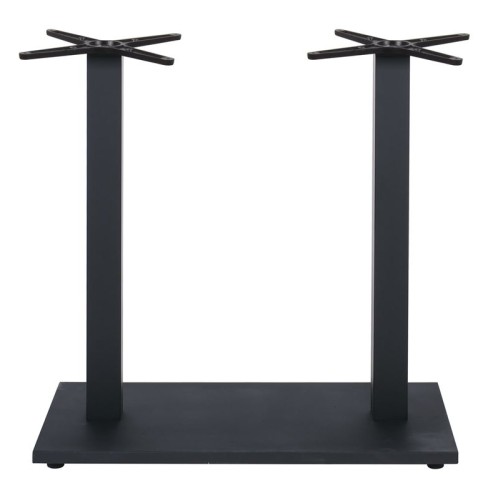 PRATO-W Βάση Τραπεζιού BAR 70x40cm H.93cm Μέταλλο Βαφή Μαύρο με Ρεγουλατόρο/ 18Kg