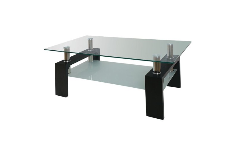 CAMERON Τραπεζάκι Σαλονιού Καθιστικού, Απόχρωση Μαύρο