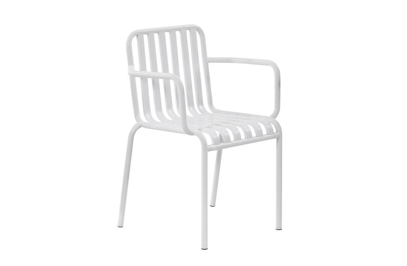 MODIAL Πολυθρόνα Μέταλλο Βαφή Άσπρο (6τμχ)